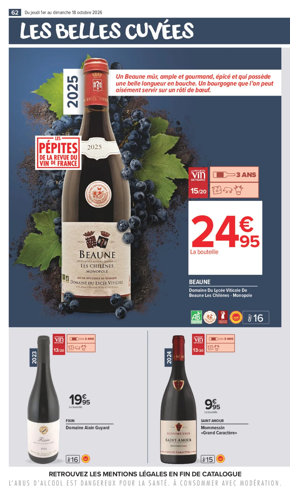 Catalogue Carrefour · La Foire Aux Vins — page 62