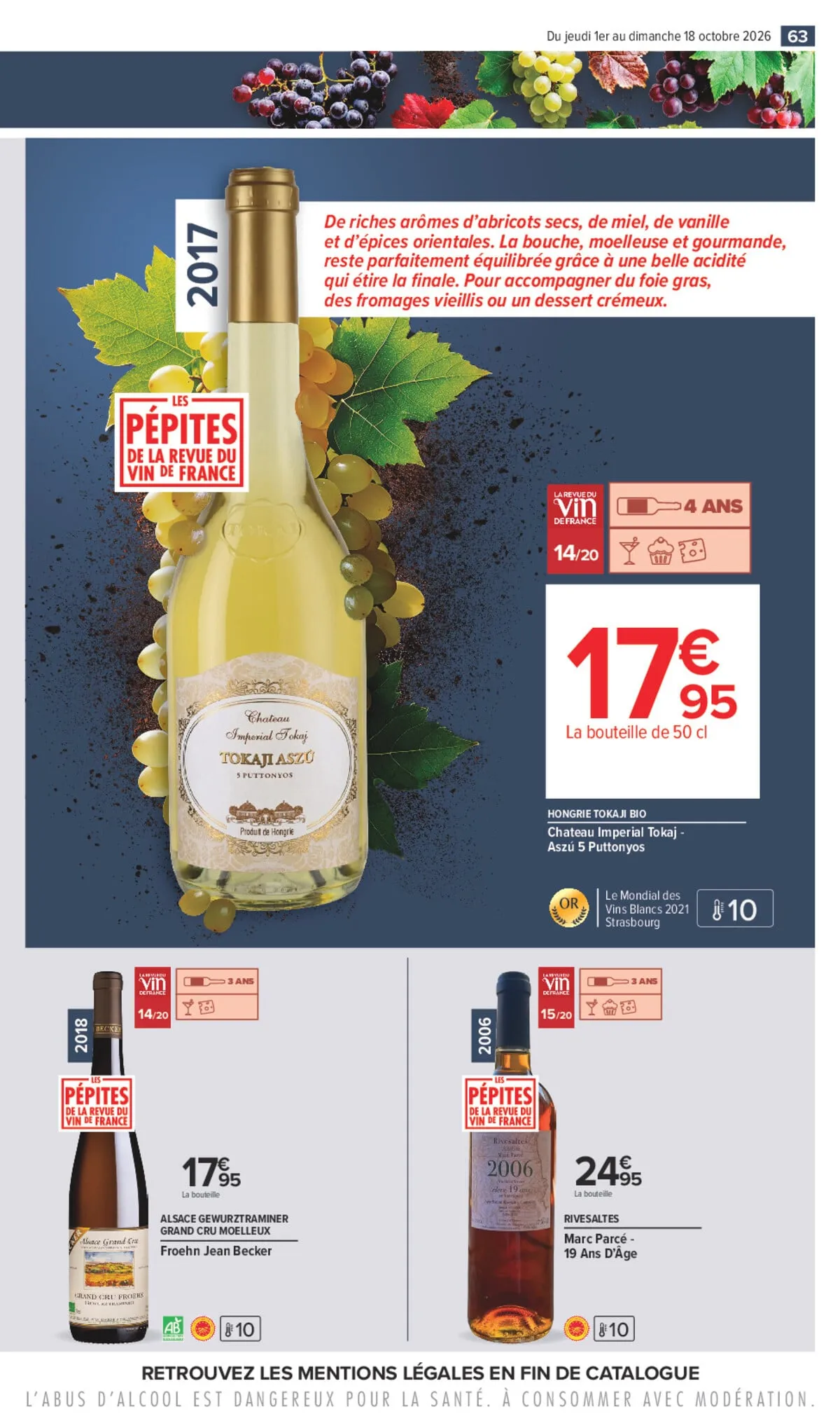 Catalogue Carrefour · La Foire Aux Vins — page 63