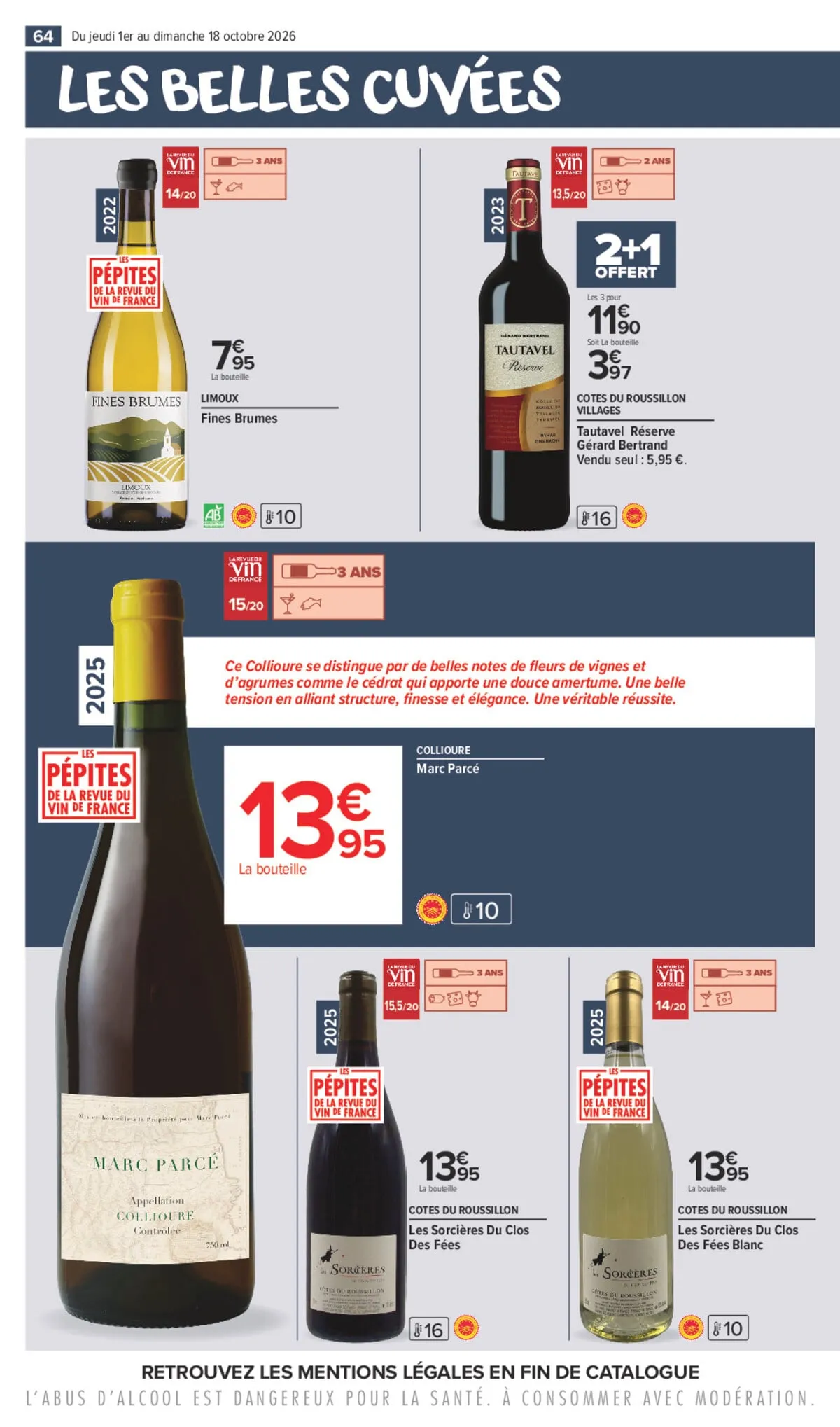 Catalogue Carrefour · La Foire Aux Vins — page 64