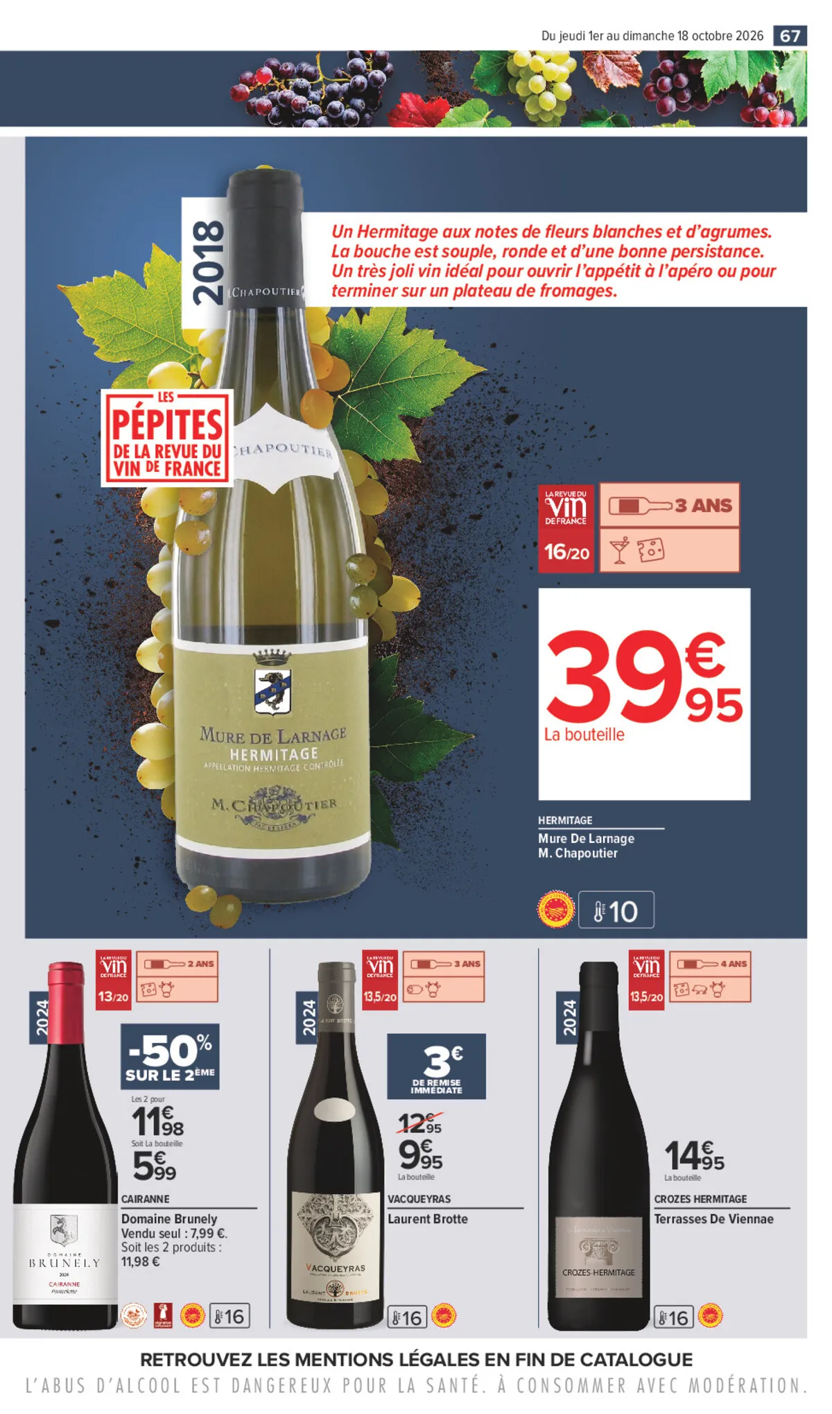 Catalogue Carrefour · La Foire Aux Vins — page 67