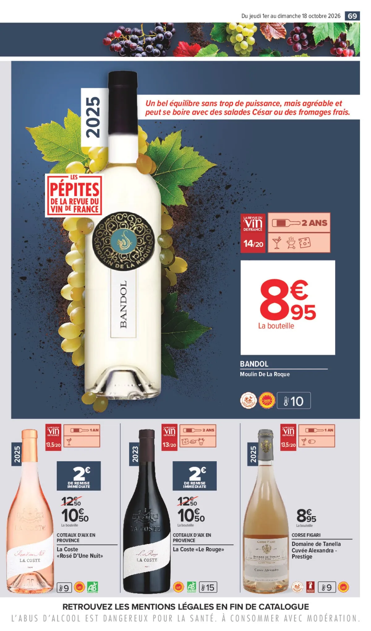 Catalogue Carrefour · La Foire Aux Vins — page 69