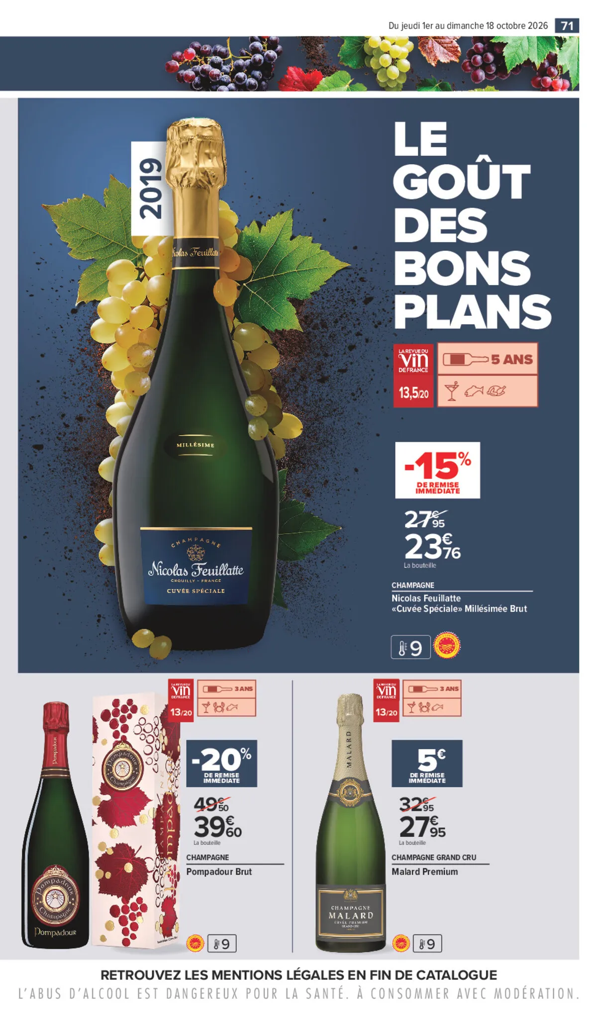 Catalogue Carrefour · La Foire Aux Vins — page 71
