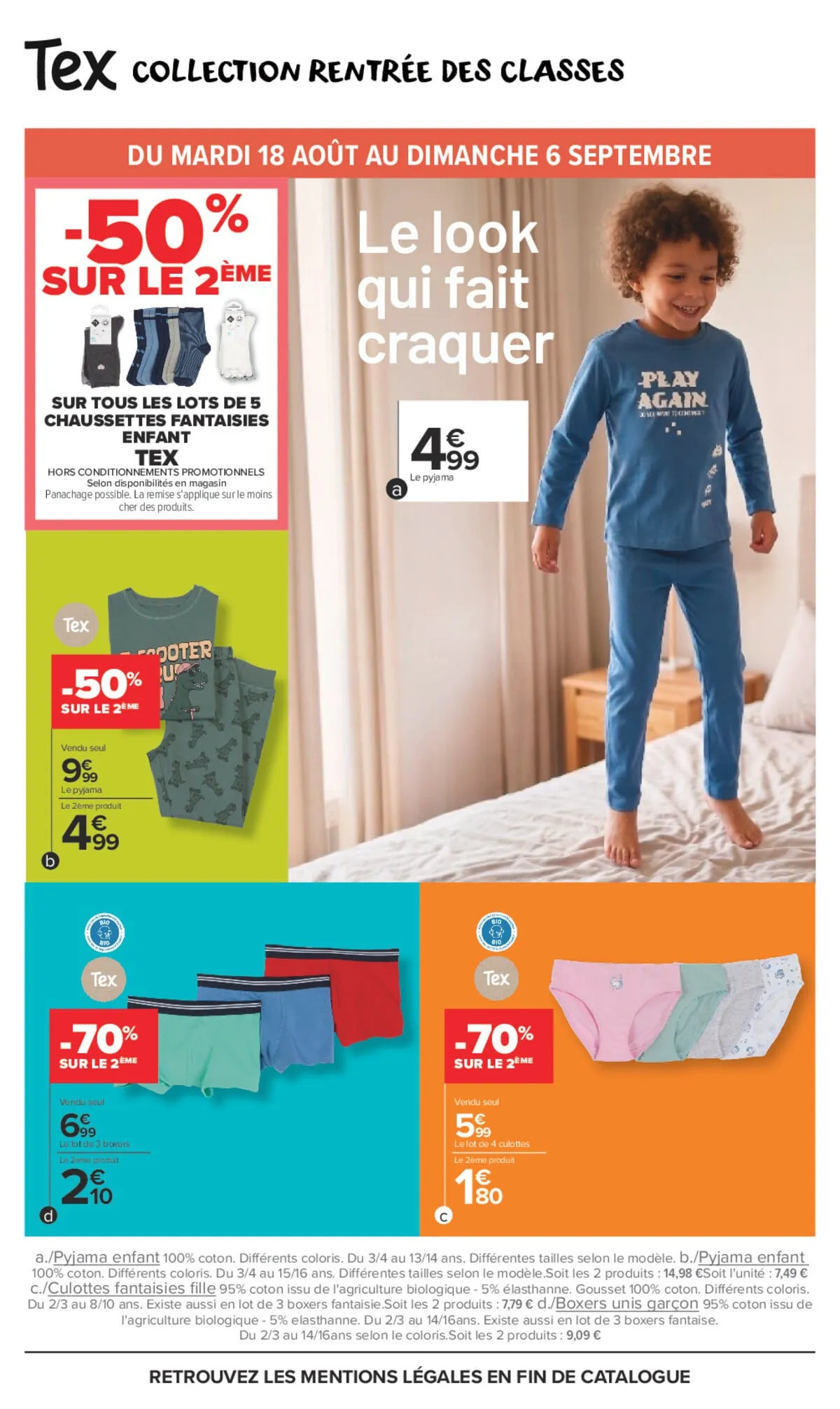 Catalogue Carrefour · Tex, Les Basiques C'Est Nous. La Vie Qui Va Avec, C'Est Vous. — page 7