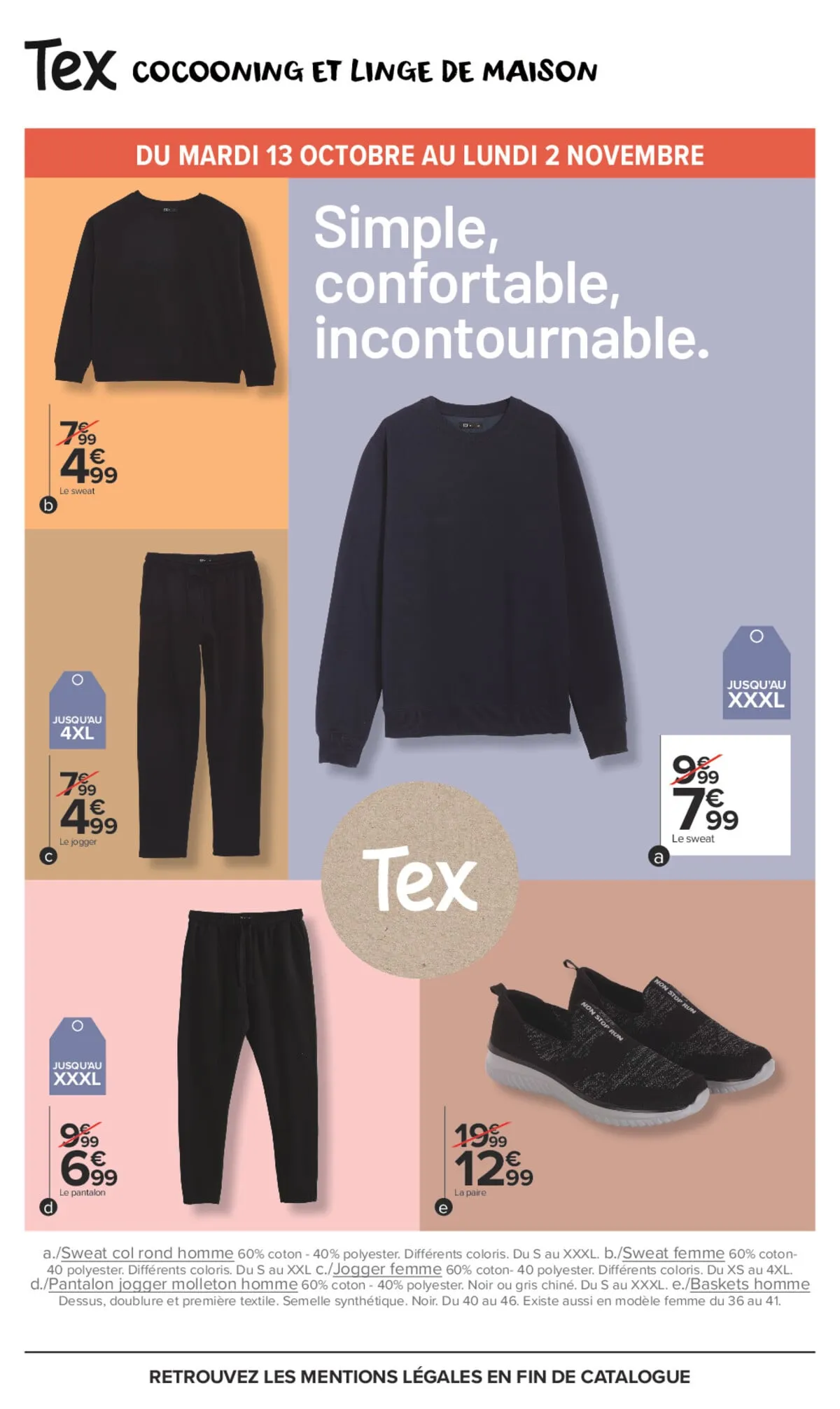 Catalogue Carrefour · Tex, Les Basiques C'Est Nous. La Vie Qui Va Avec, C'Est Vous. — page 13