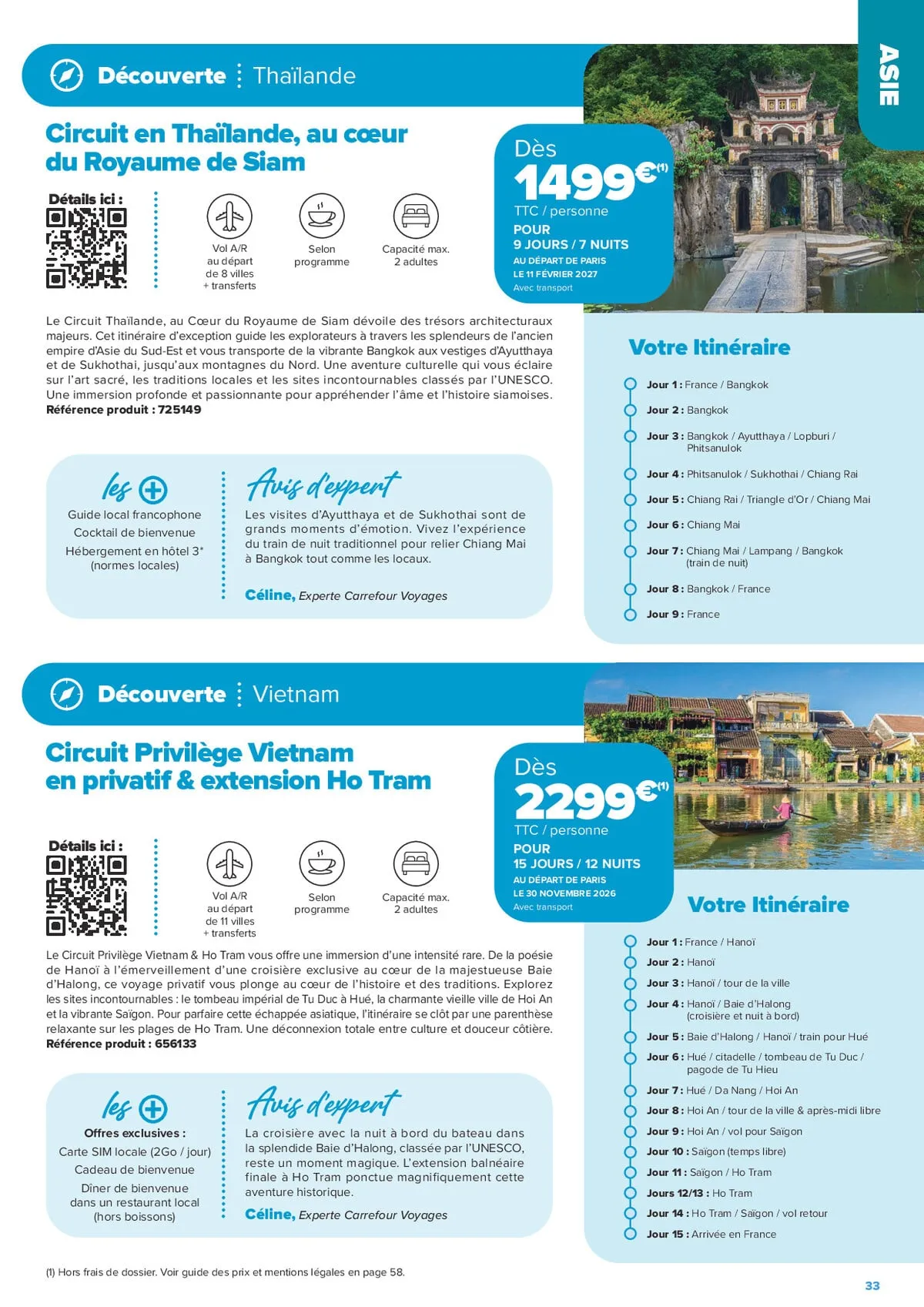 Catalogue Carrefour · Séjours & Circuits - Les Créations Carrefour Voyages — page 33
