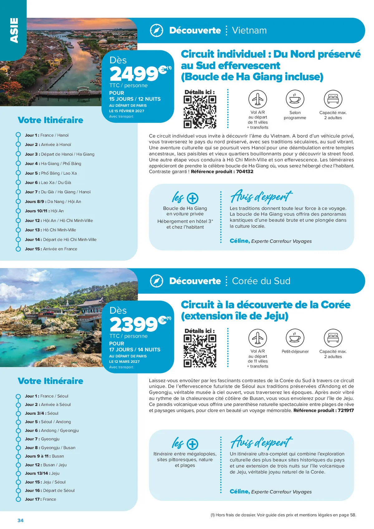 Catalogue Carrefour · Séjours & Circuits - Les Créations Carrefour Voyages — page 34