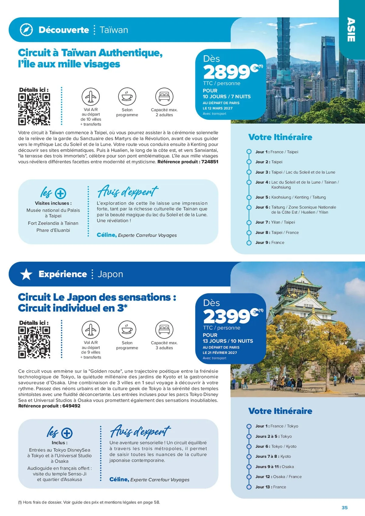 Catalogue Carrefour · Séjours & Circuits - Les Créations Carrefour Voyages — page 35