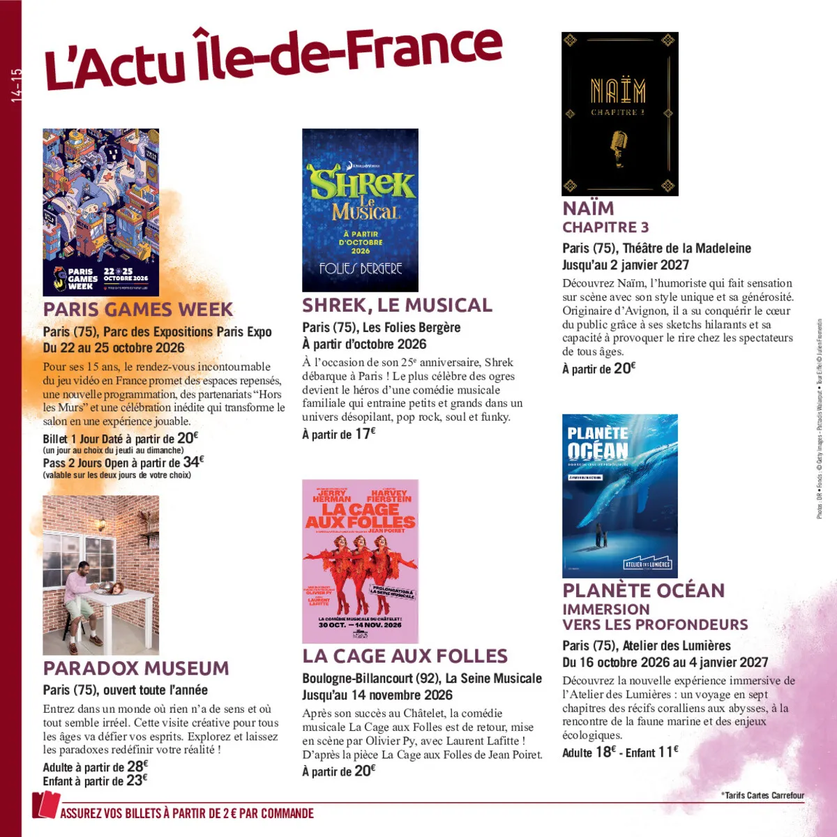 Catalogue Carrefour · Le Book Des Sorties Automne — page 14