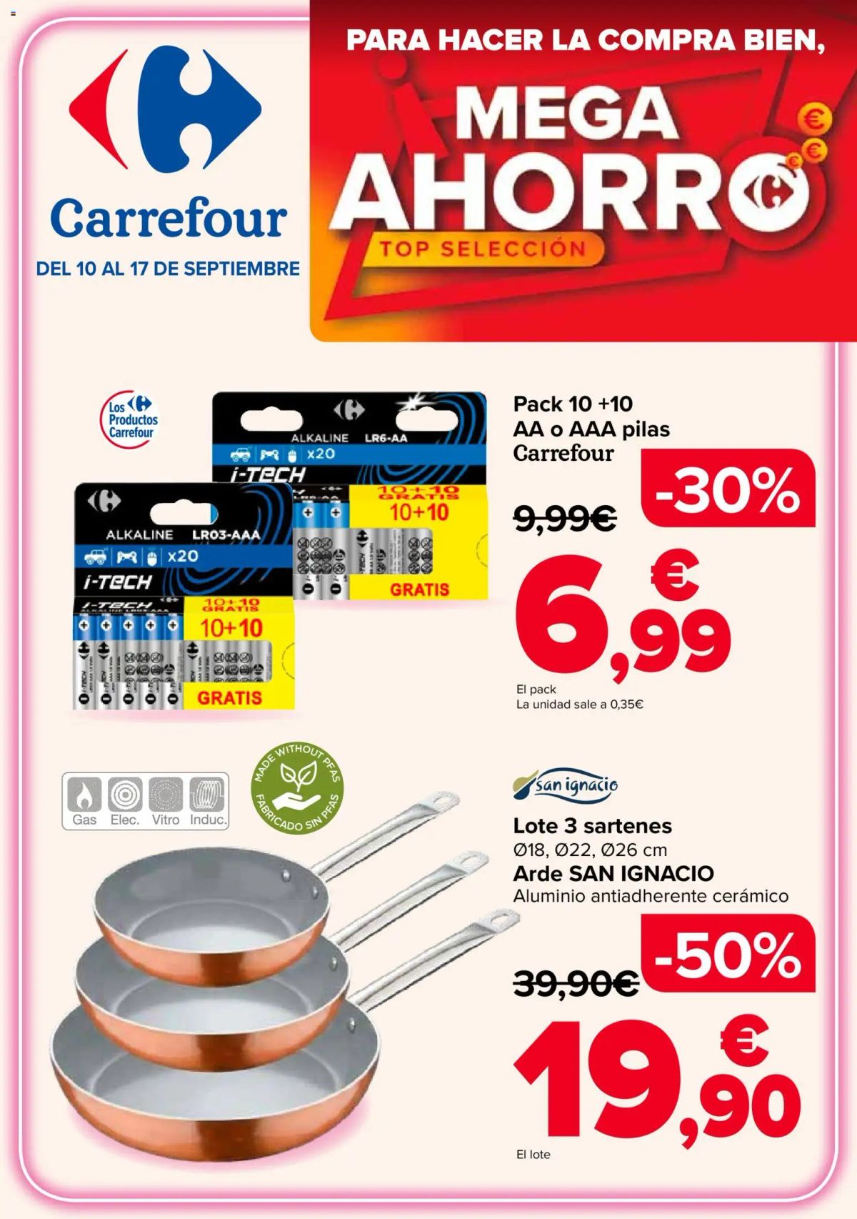 Folleto Carrefour · MEGA AHORRO — Página 1