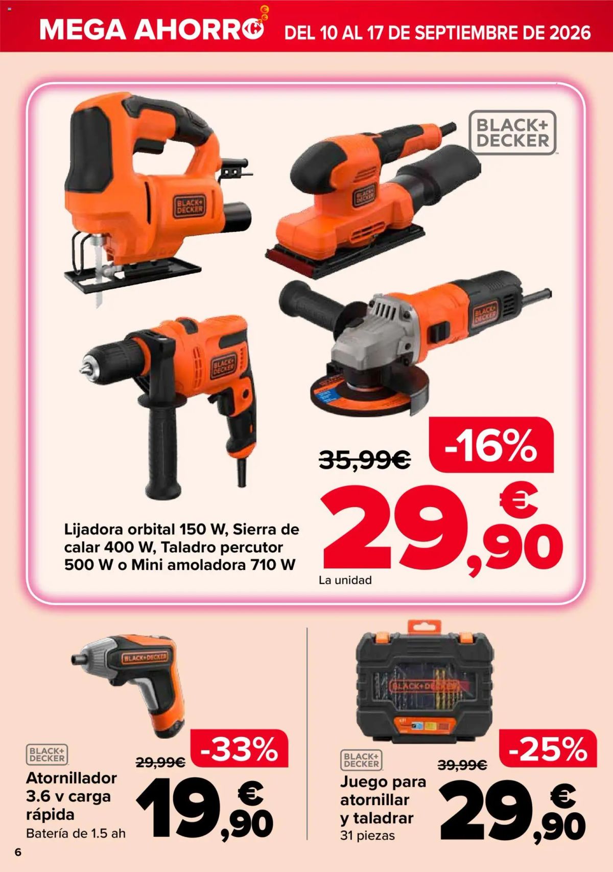Folleto Carrefour · MEGA AHORRO — Página 6