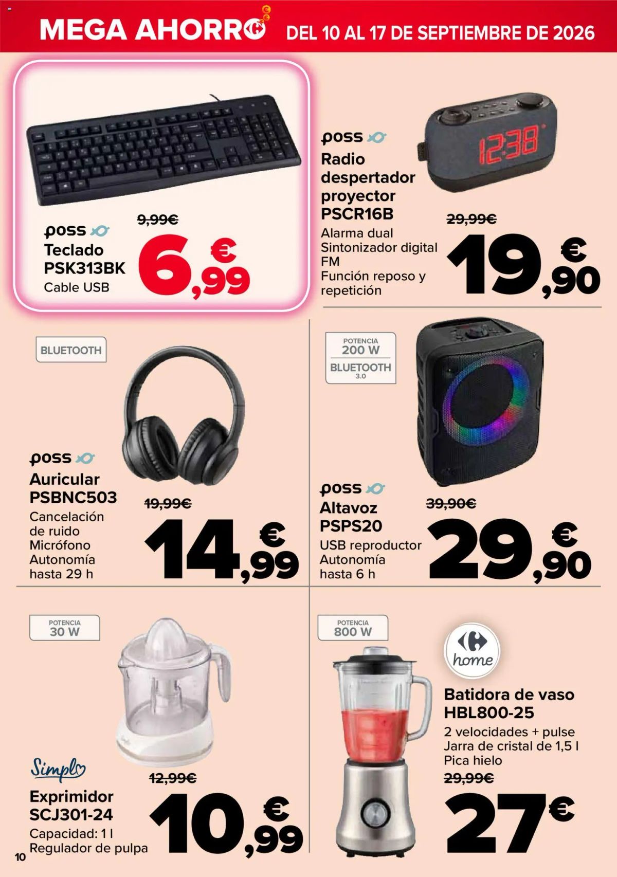 Folleto Carrefour · MEGA AHORRO — Página 10