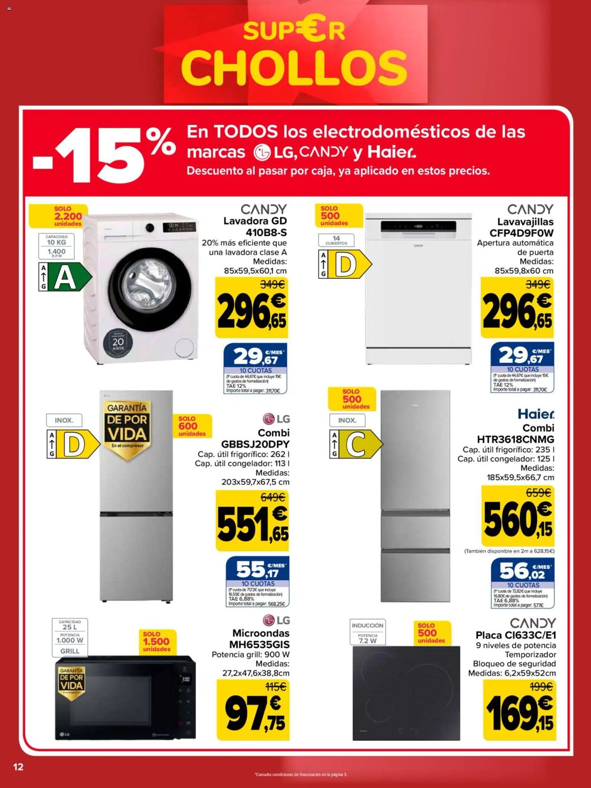 Folleto Carrefour · SUPER CHOLLOS — Página 12