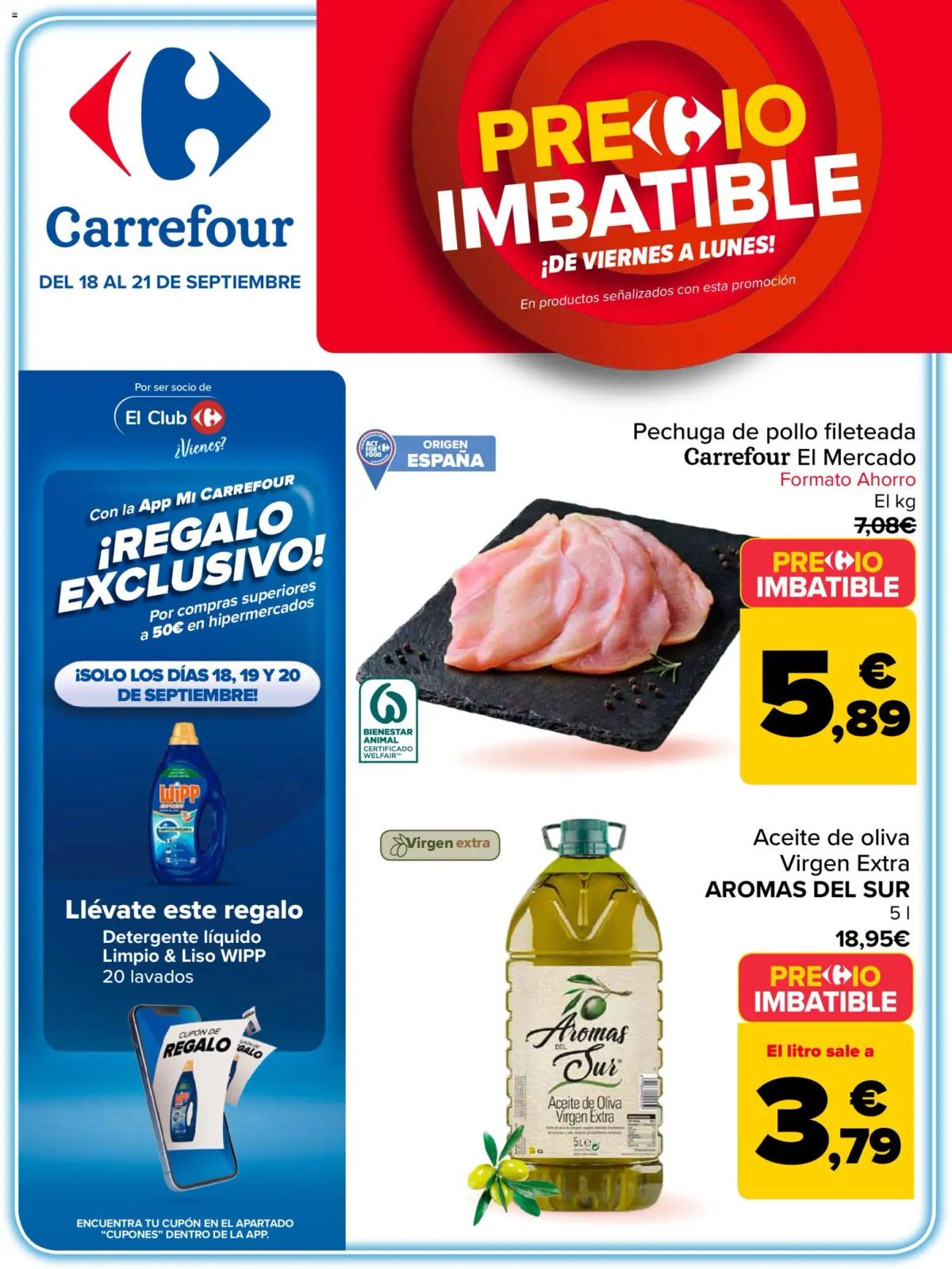 Folleto Carrefour · 2026.09 HOJA FS SEPTIEMBRE 18-21/9 — Página 1
