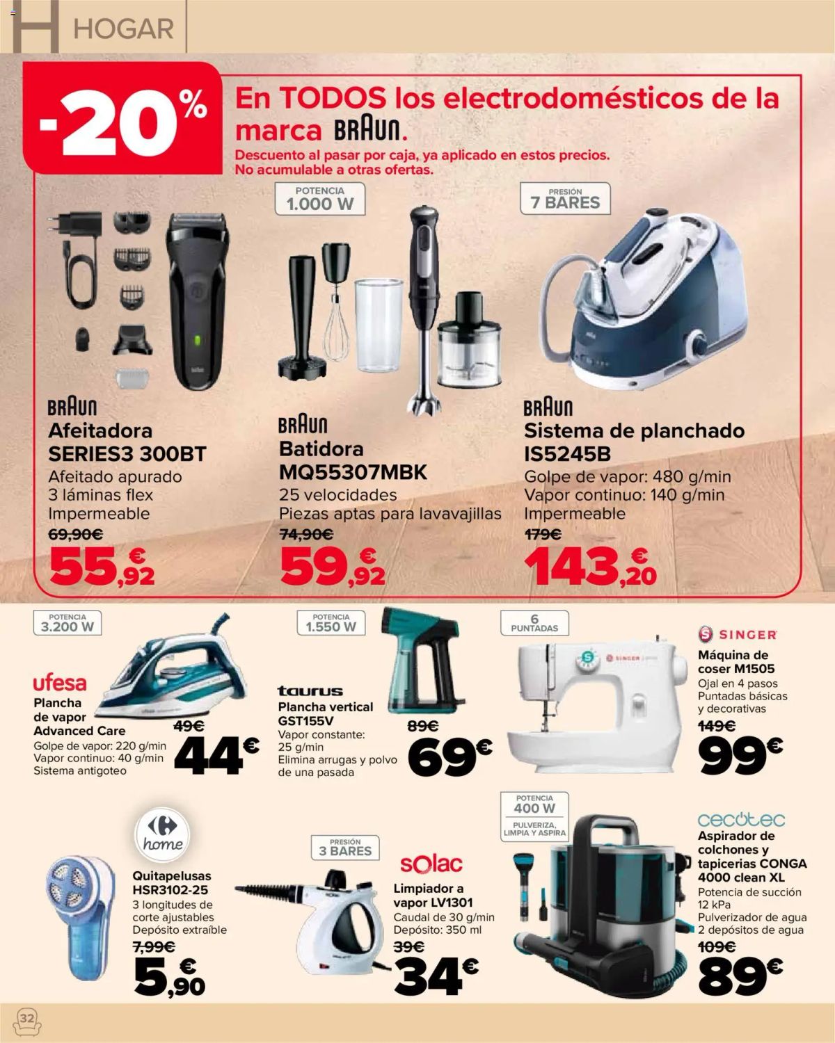 Folleto Carrefour · HOGAR — Página 32