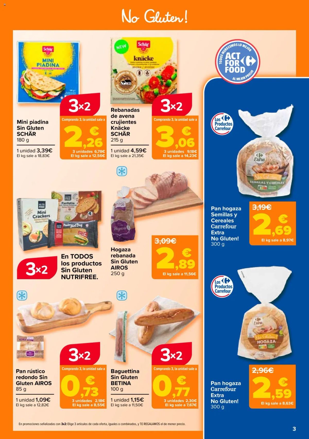 Folleto Carrefour · SIN GLUTEN — Página 3
