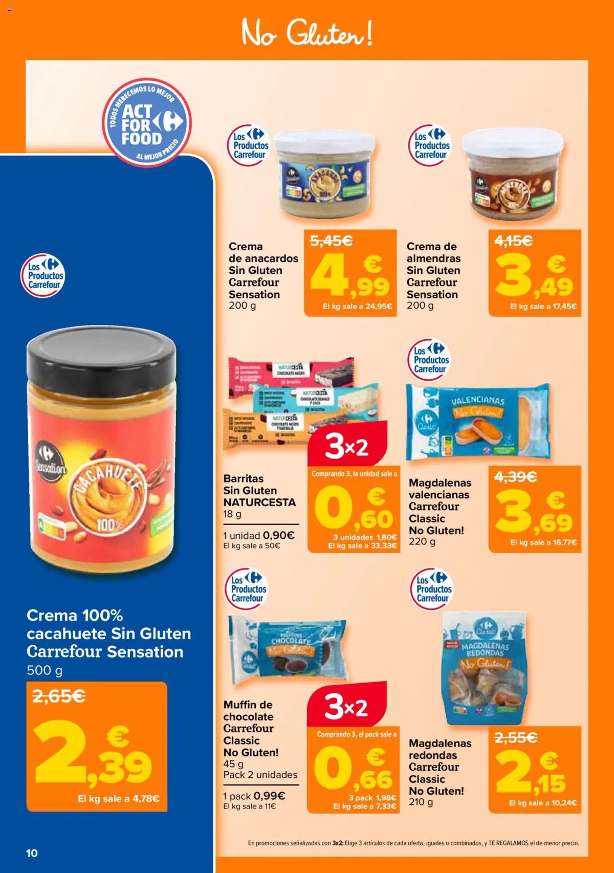 Folleto Carrefour · SIN GLUTEN — Página 10