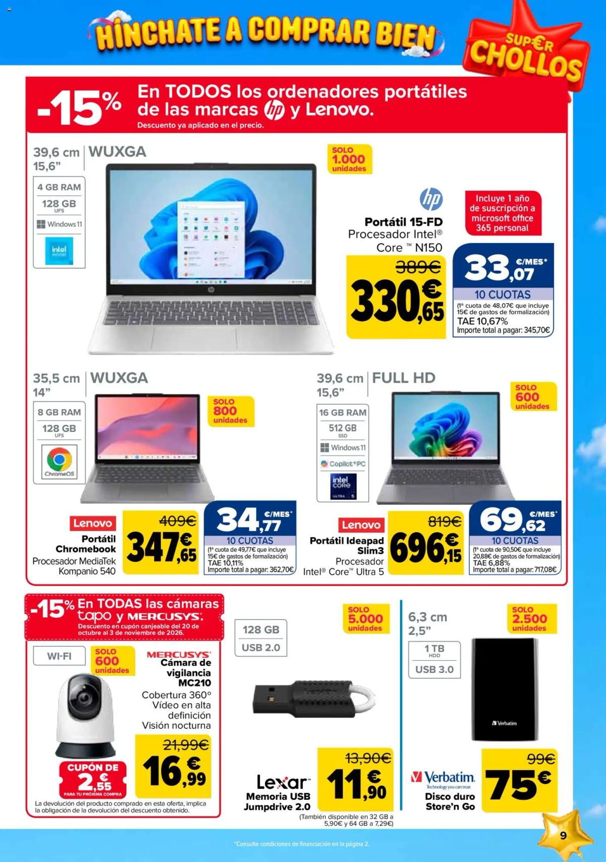 Folleto Carrefour · NUEVOS CHOLLOS — Página 9