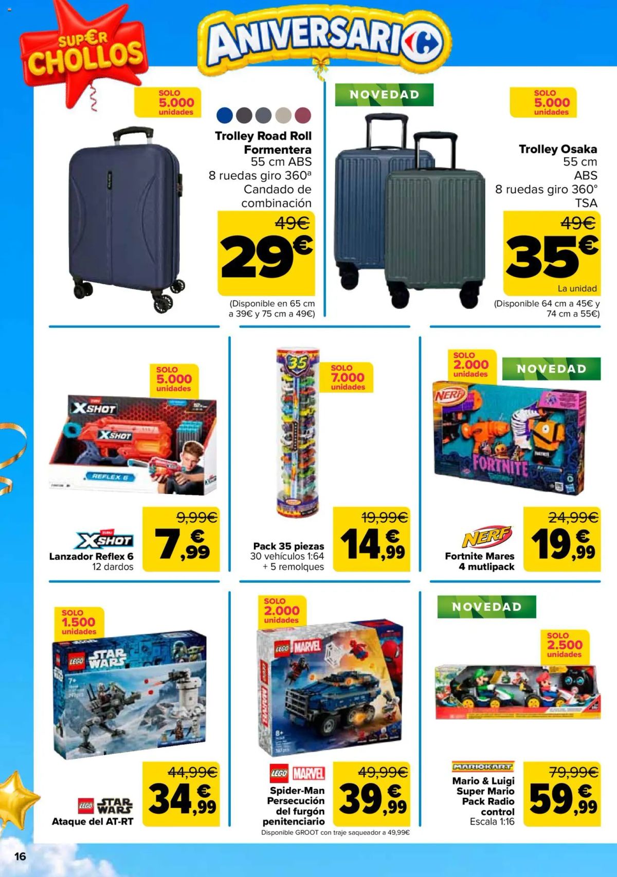Folleto Carrefour · NUEVOS CHOLLOS — Página 16