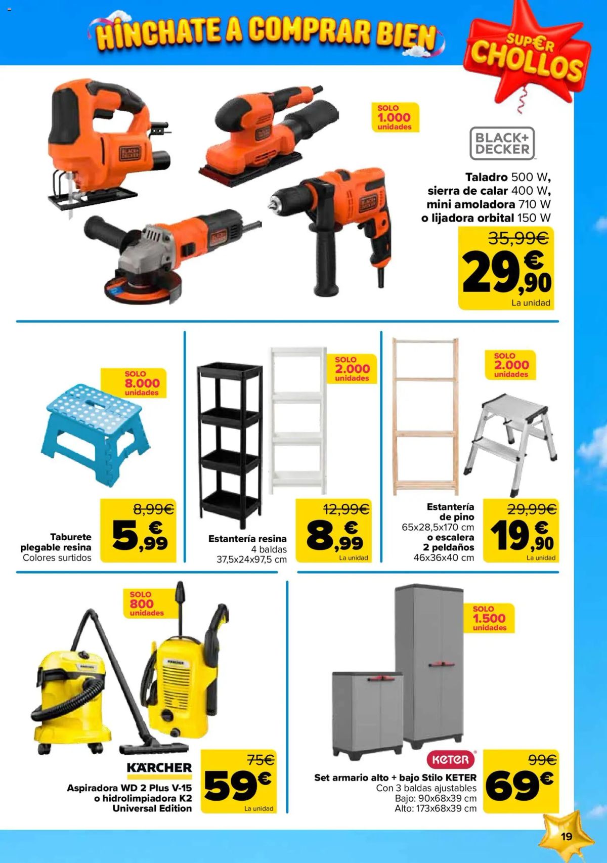 Folleto Carrefour · NUEVOS CHOLLOS — Página 19