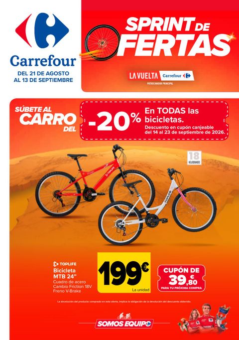 Portada Folleto Carrefour · SPRINT DE OFERTAS