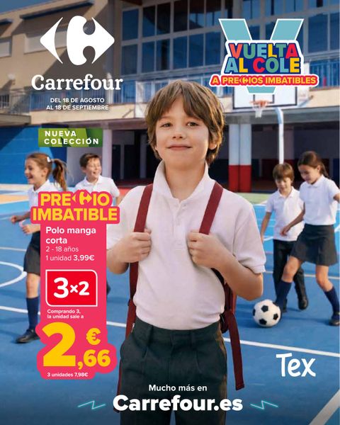 Portada Folleto Carrefour · VUELTA AL COLE II