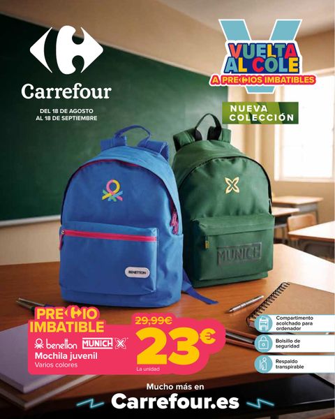 Portada Folleto Carrefour · VUELTA AL COLE 