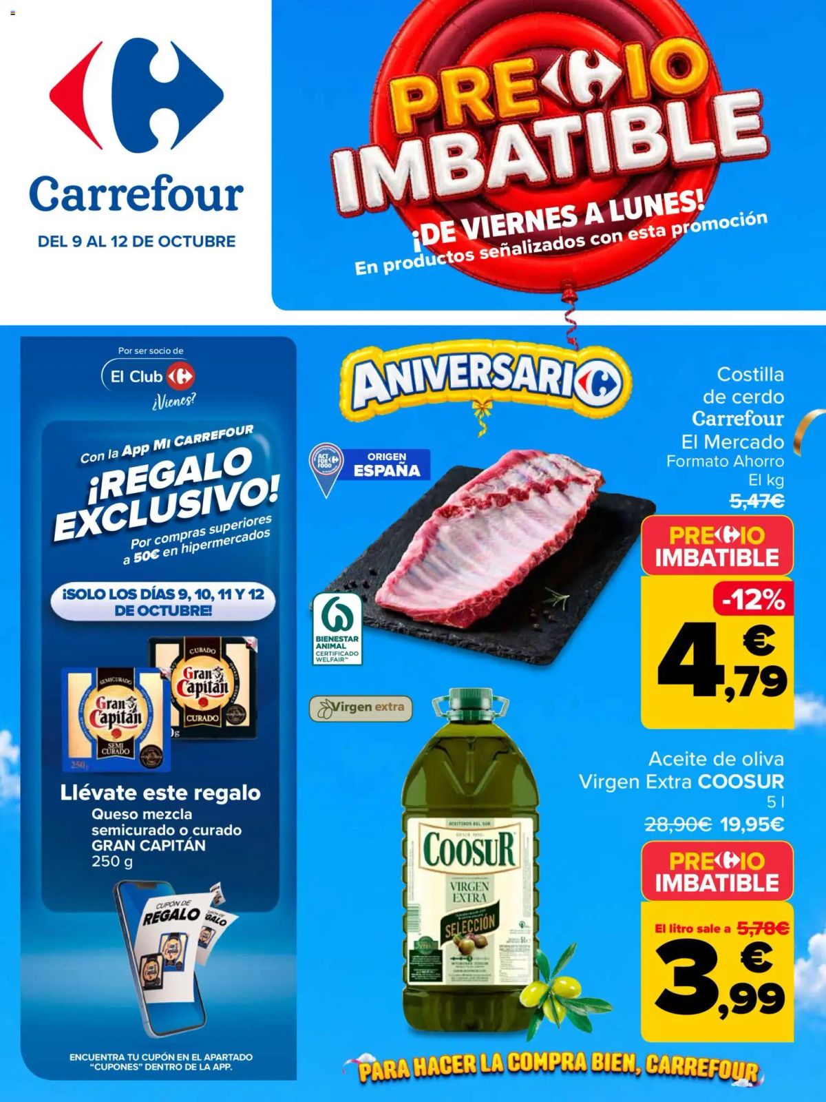 Folleto Carrefour · PRECIO IMBATIBLE — Página 1