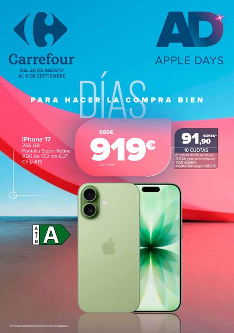 Portada Folleto Carrefour · APPLE DAYS
