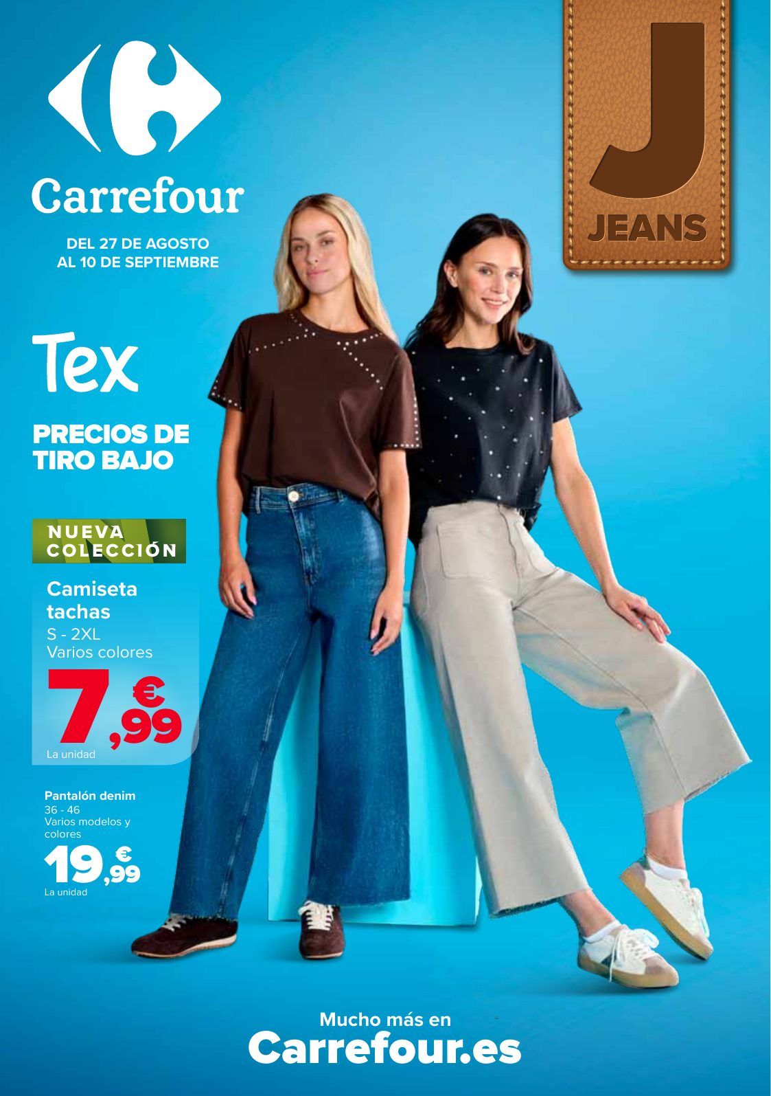 Folleto Carrefour · JEANS Y DEPORTE — Página 1