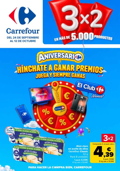 Portada Folleto Carrefour · ¡ANIVERSARIO!