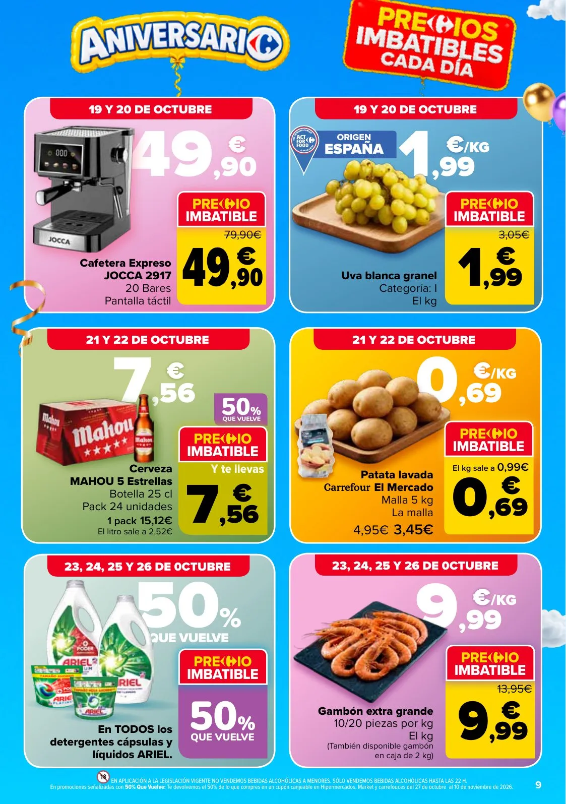 Folleto Carrefour · 50% QUE VUELVE — Página 9