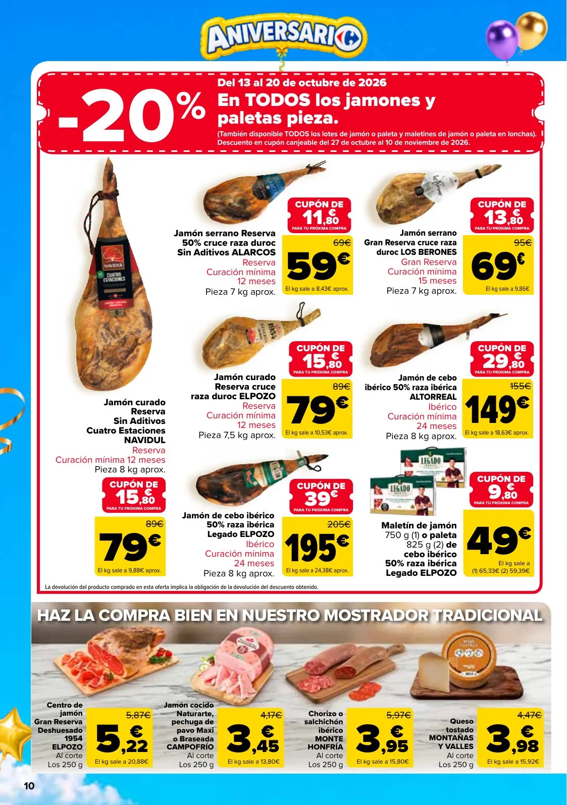 Folleto Carrefour · 50% QUE VUELVE — Página 10