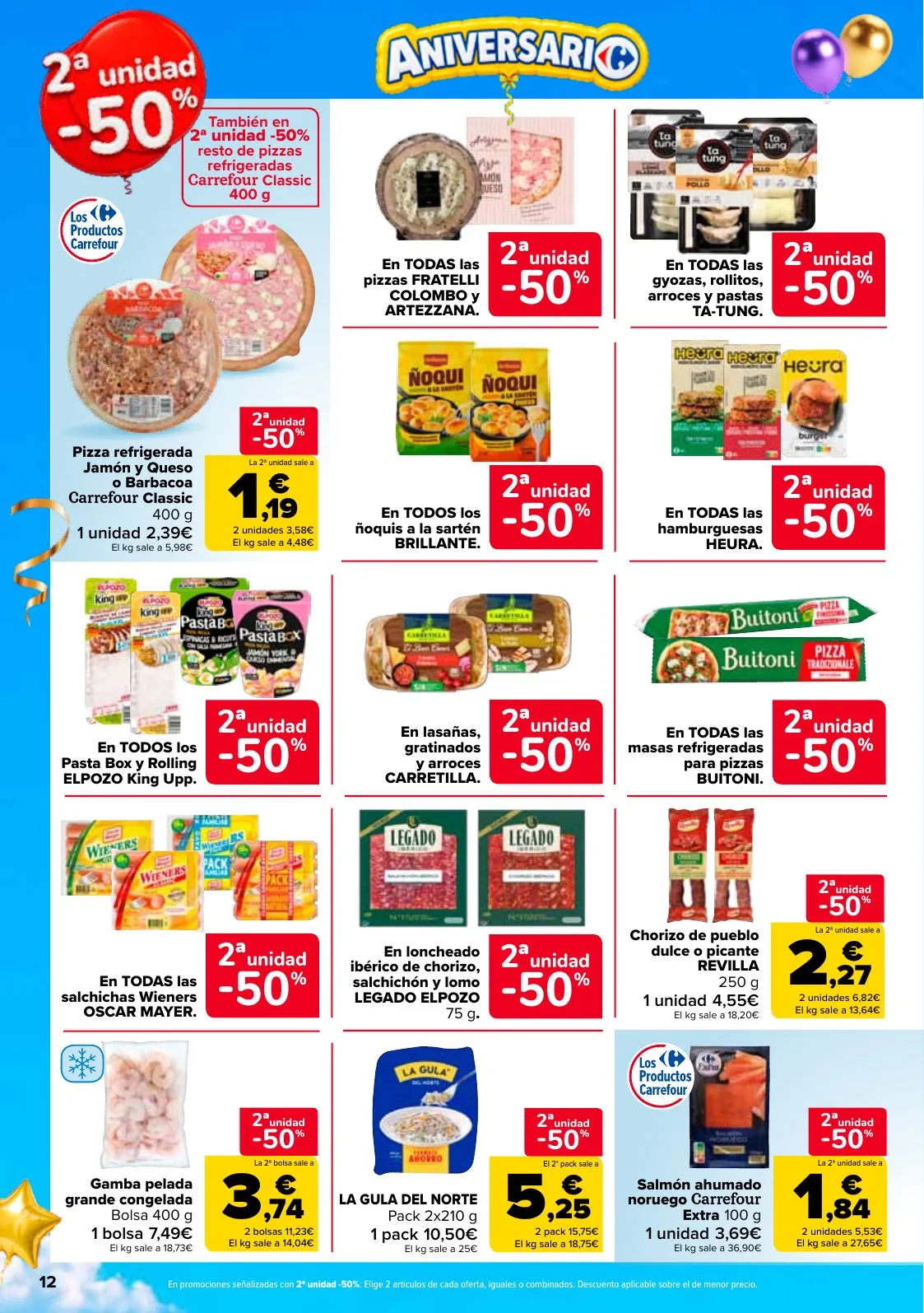 Folleto Carrefour · 50% QUE VUELVE — Página 12