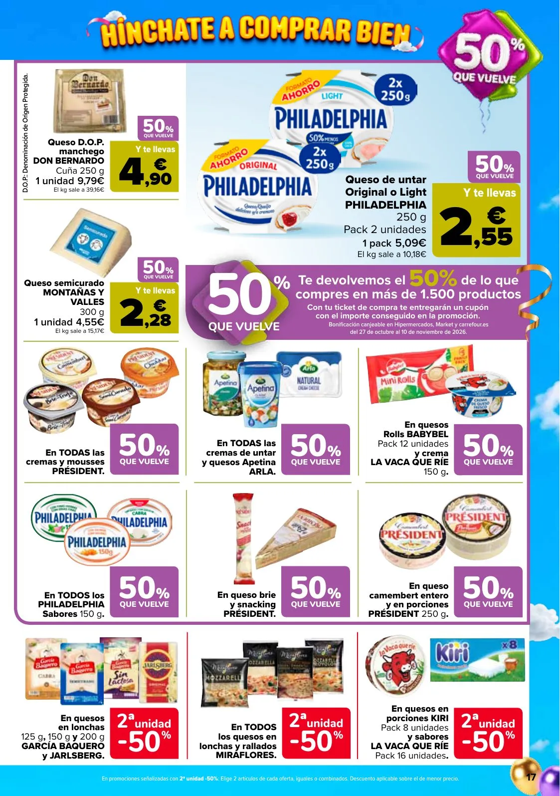 Folleto Carrefour · 50% QUE VUELVE — Página 19