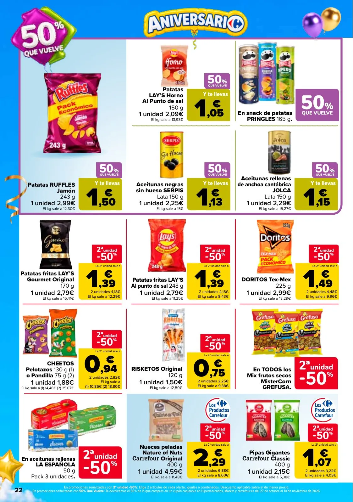 Folleto Carrefour · 50% QUE VUELVE — Página 24