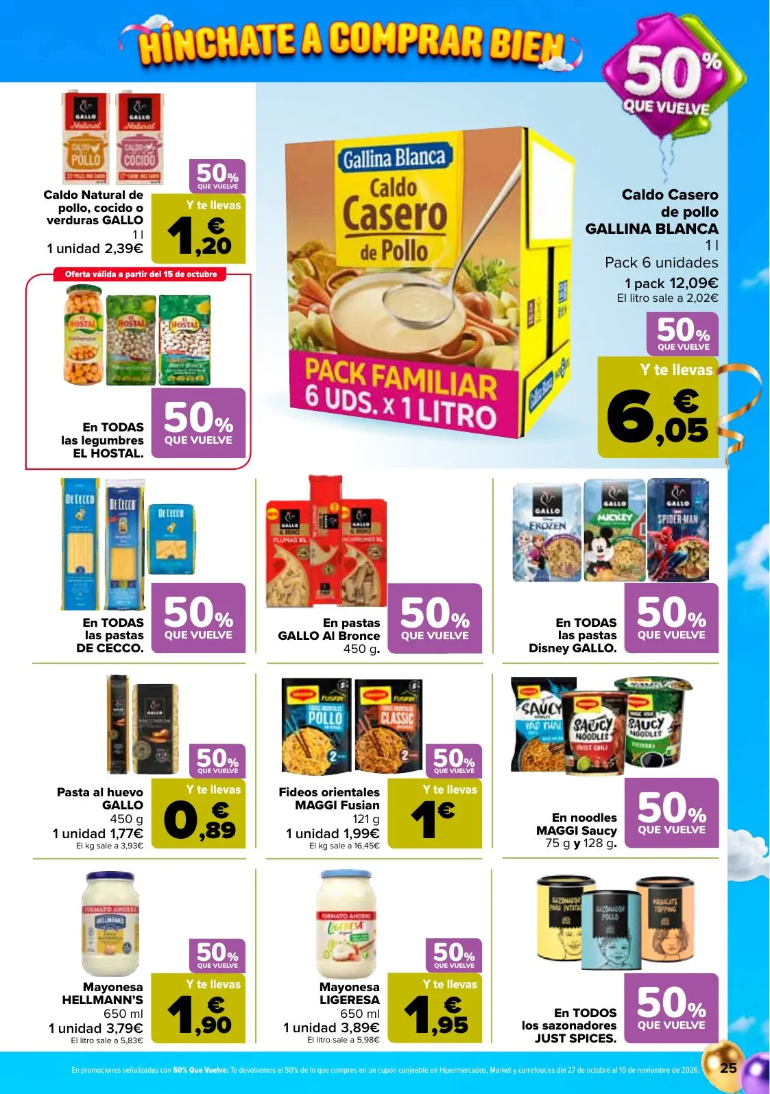 Folleto Carrefour · 50% QUE VUELVE — Página 27