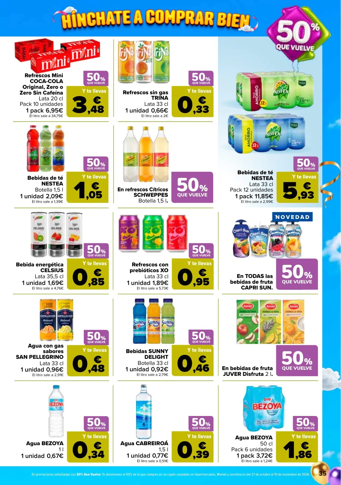 Folleto Carrefour · 50% QUE VUELVE — Página 39