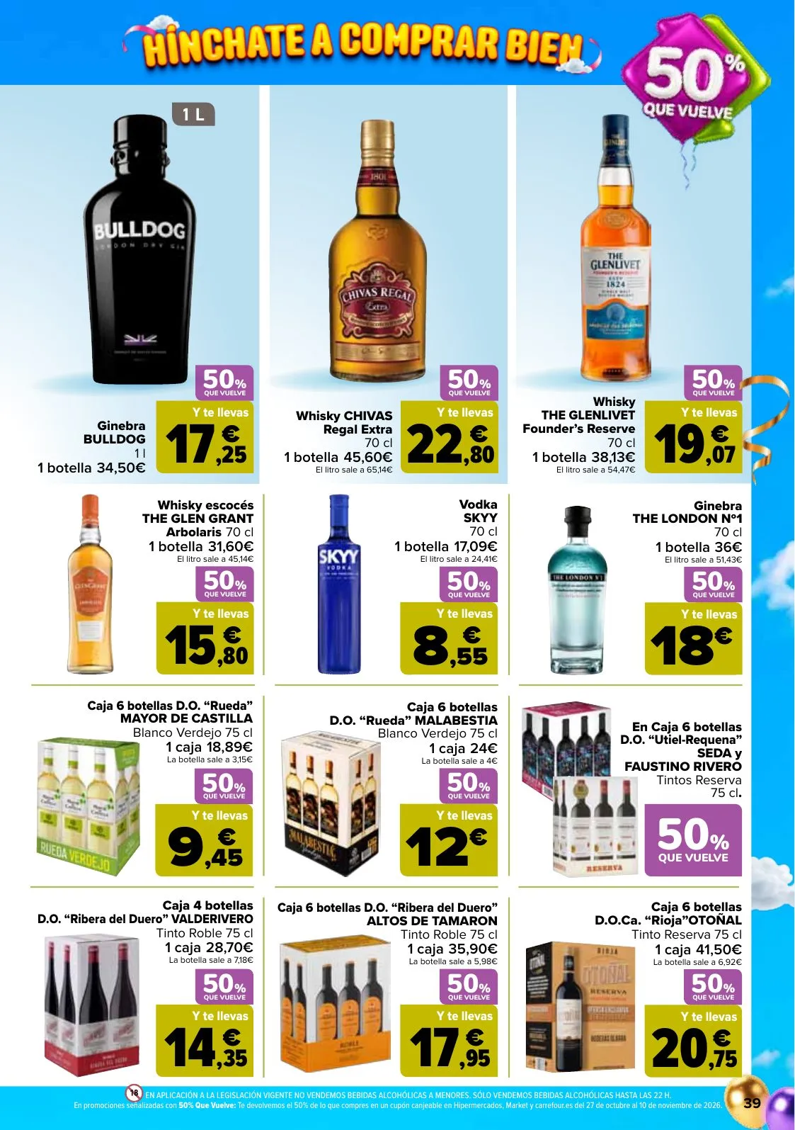 Folleto Carrefour · 50% QUE VUELVE — Página 43