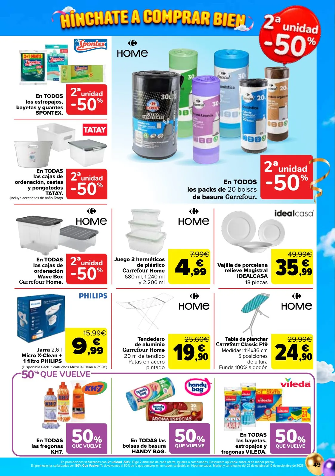Folleto Carrefour · 50% QUE VUELVE — Página 53