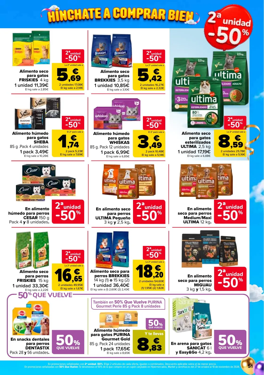 Folleto Carrefour · 50% QUE VUELVE — Página 55