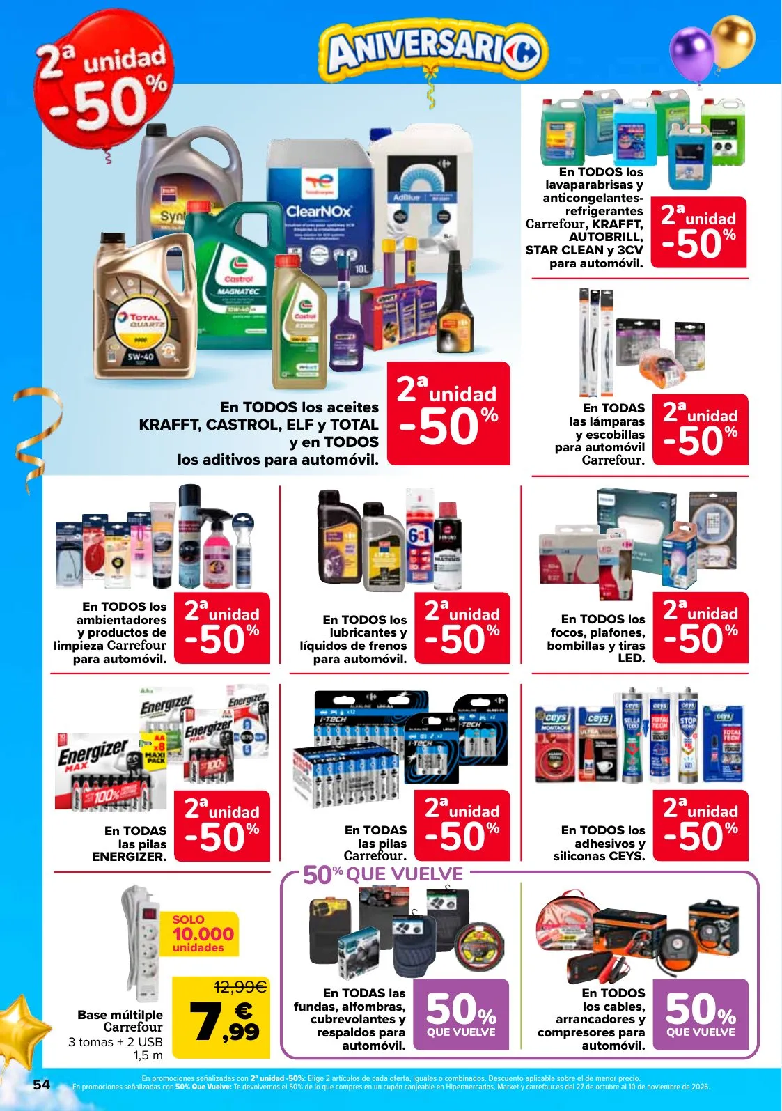 Folleto Carrefour · 50% QUE VUELVE — Página 58