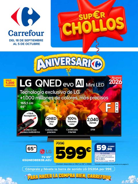 Portada Folleto Carrefour · SUPER CHOLLOS