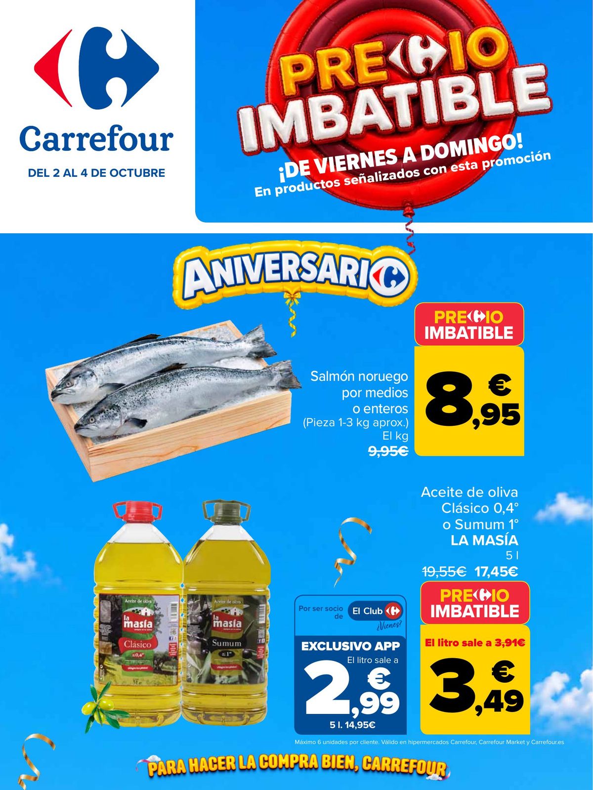 Folleto Carrefour · PRECIO IMBATIBLE — Página 1