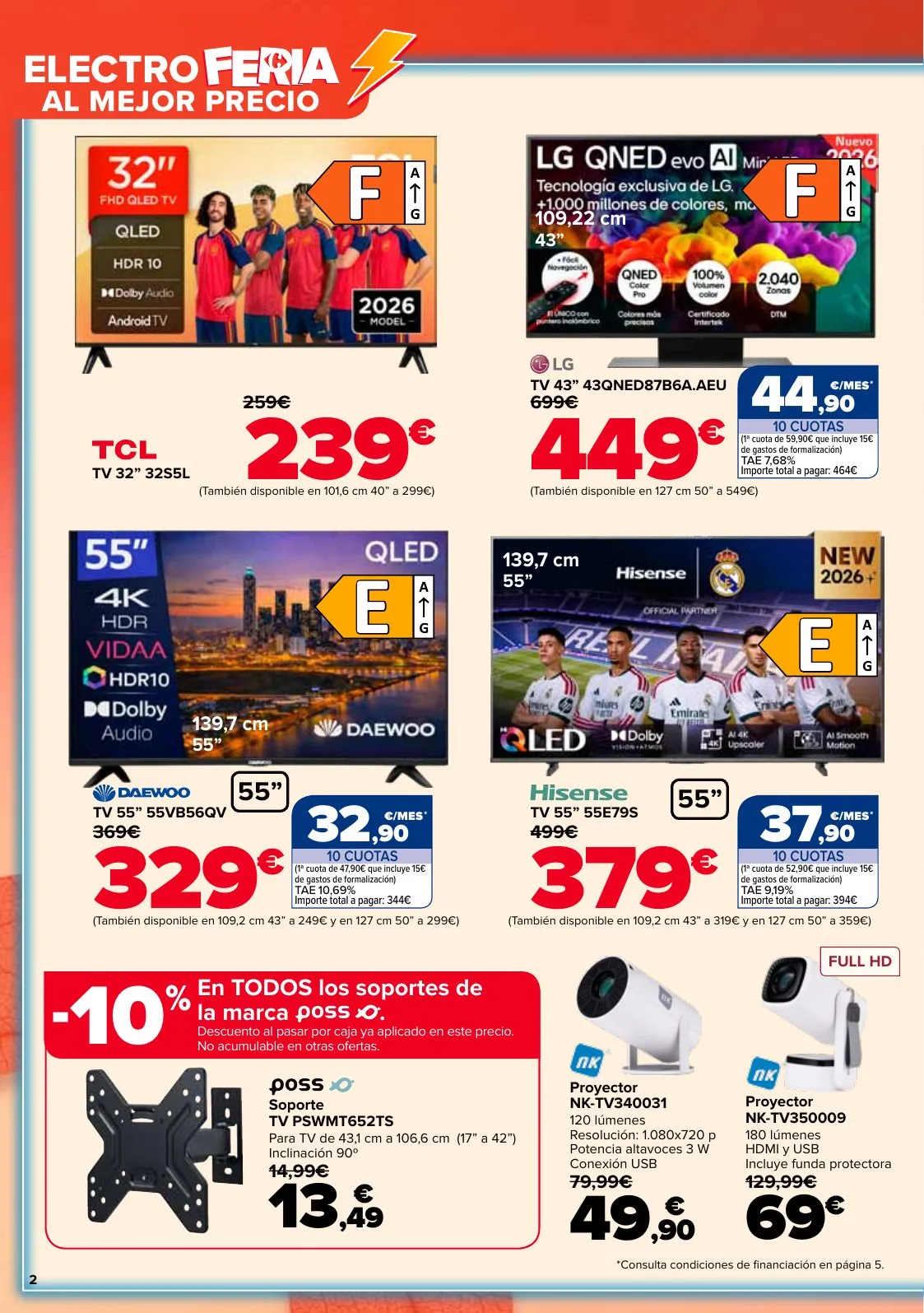 Folleto Carrefour · ELECTRO FERIA — Página 2
