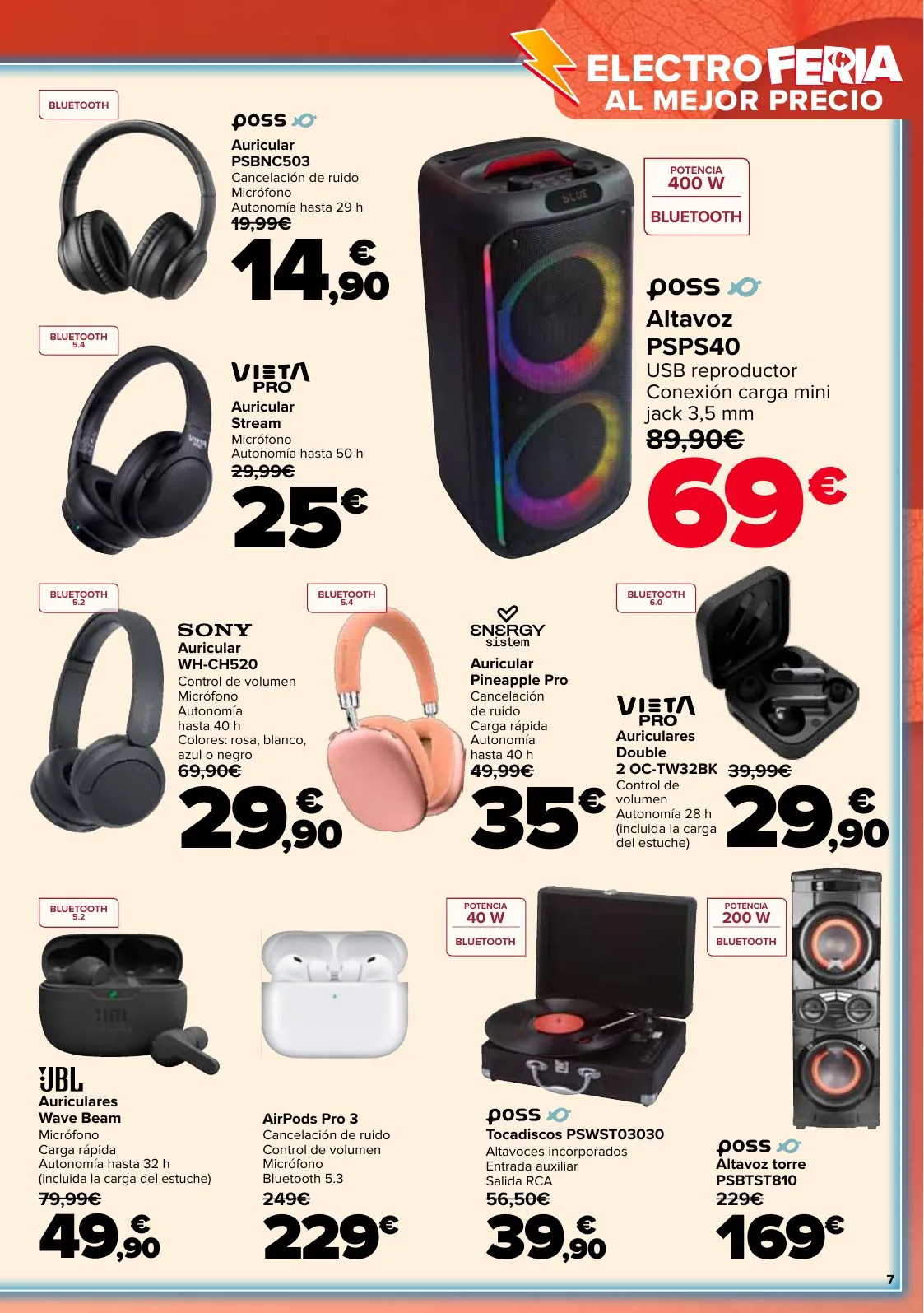 Folleto Carrefour · ELECTRO FERIA — Página 7