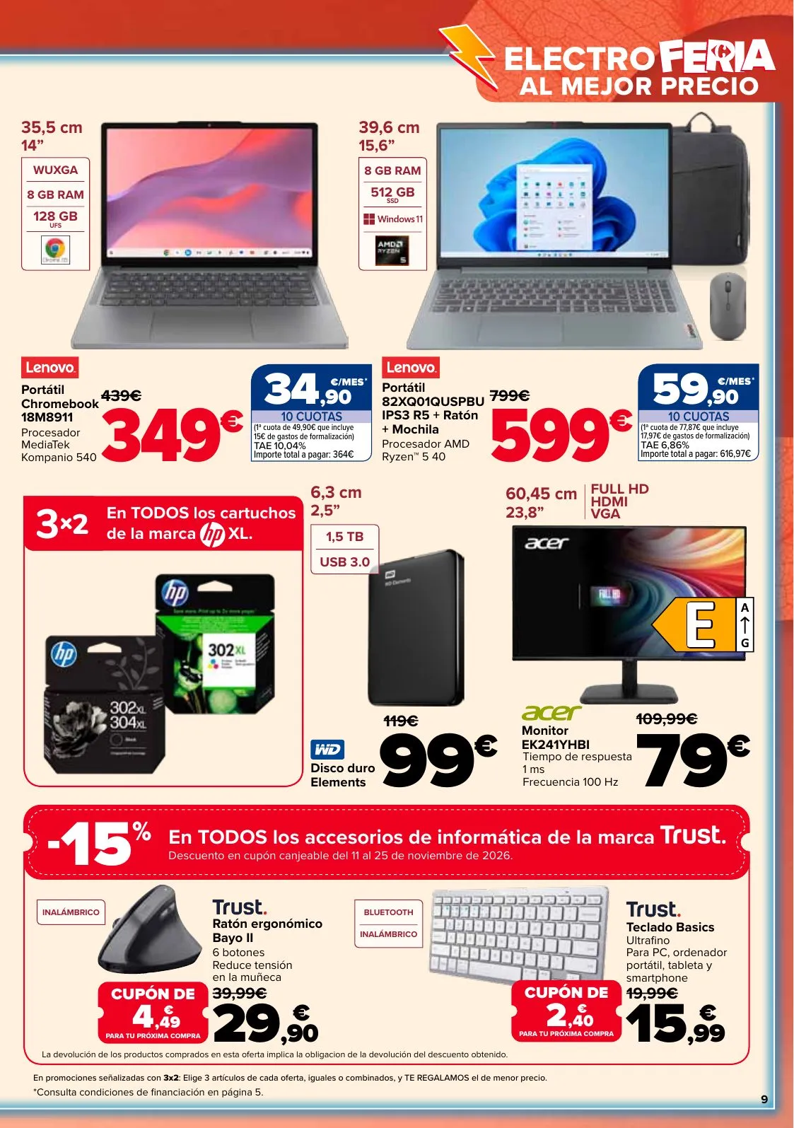 Folleto Carrefour · ELECTRO FERIA — Página 9
