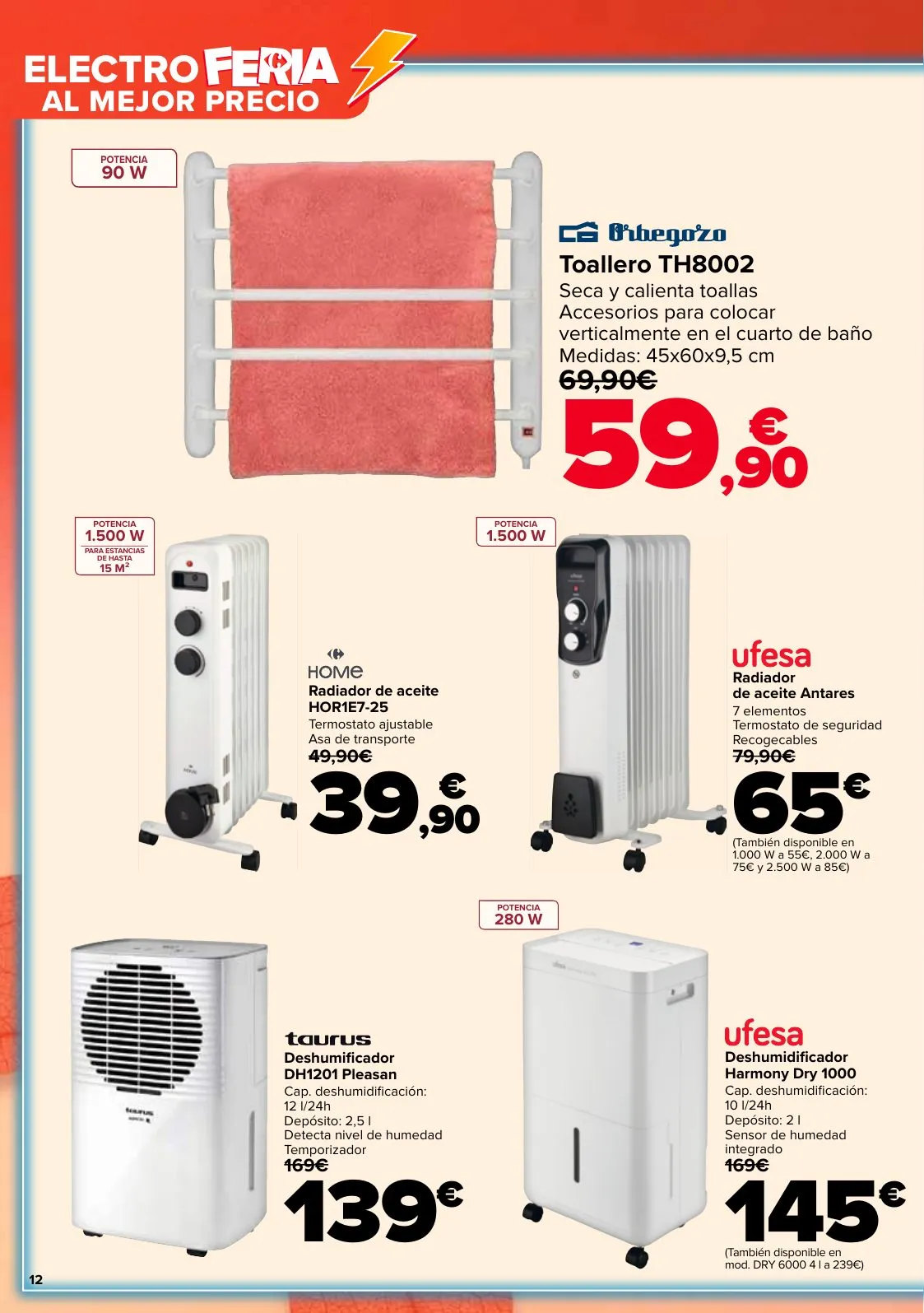 Folleto Carrefour · ELECTRO FERIA — Página 12