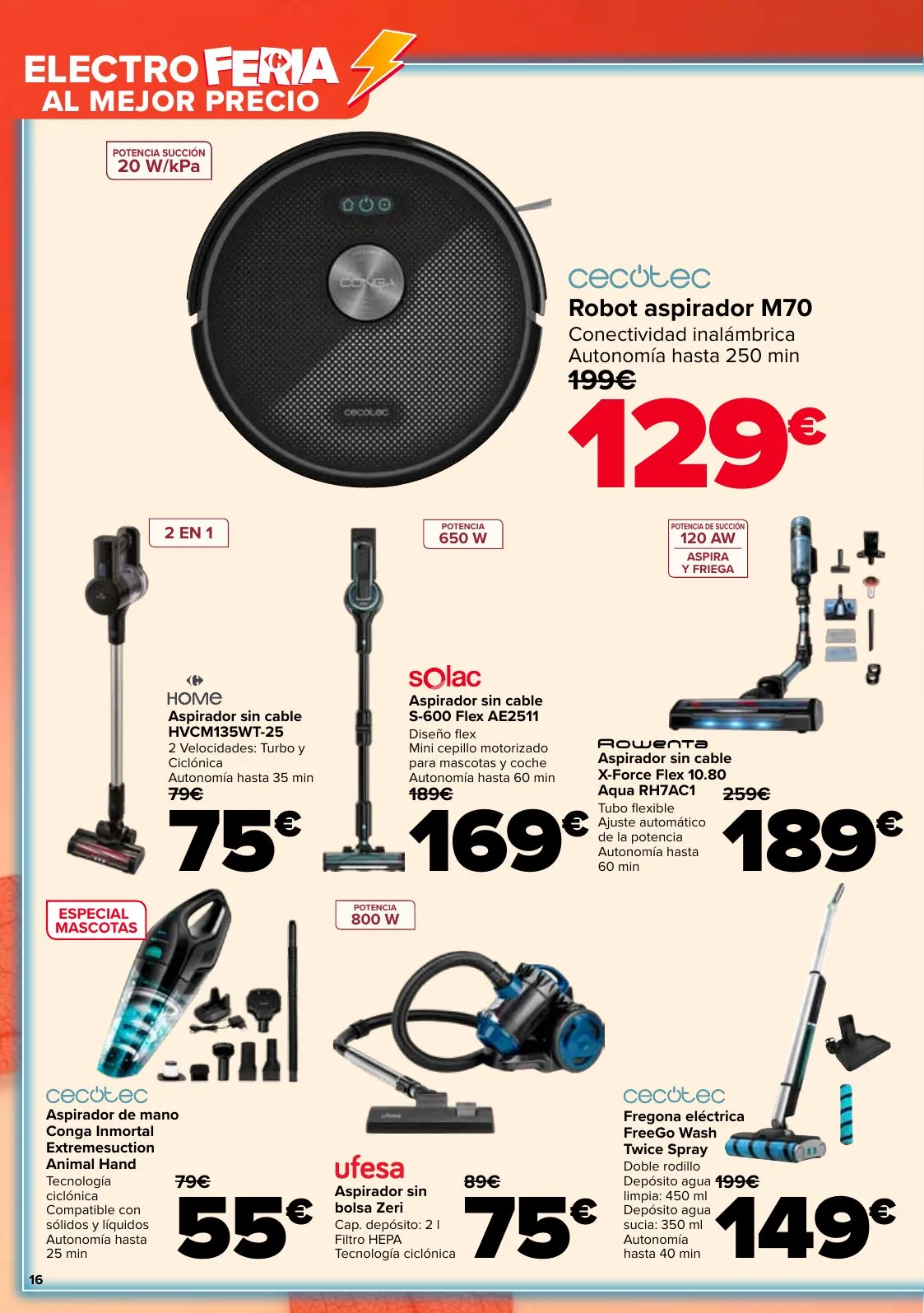Folleto Carrefour · ELECTRO FERIA — Página 16