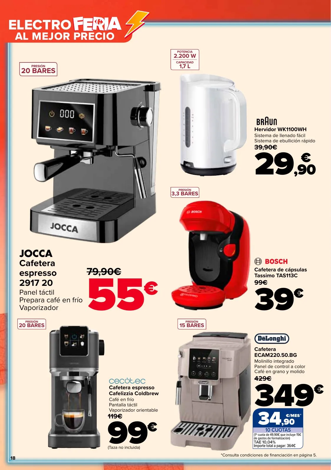 Folleto Carrefour · ELECTRO FERIA — Página 18