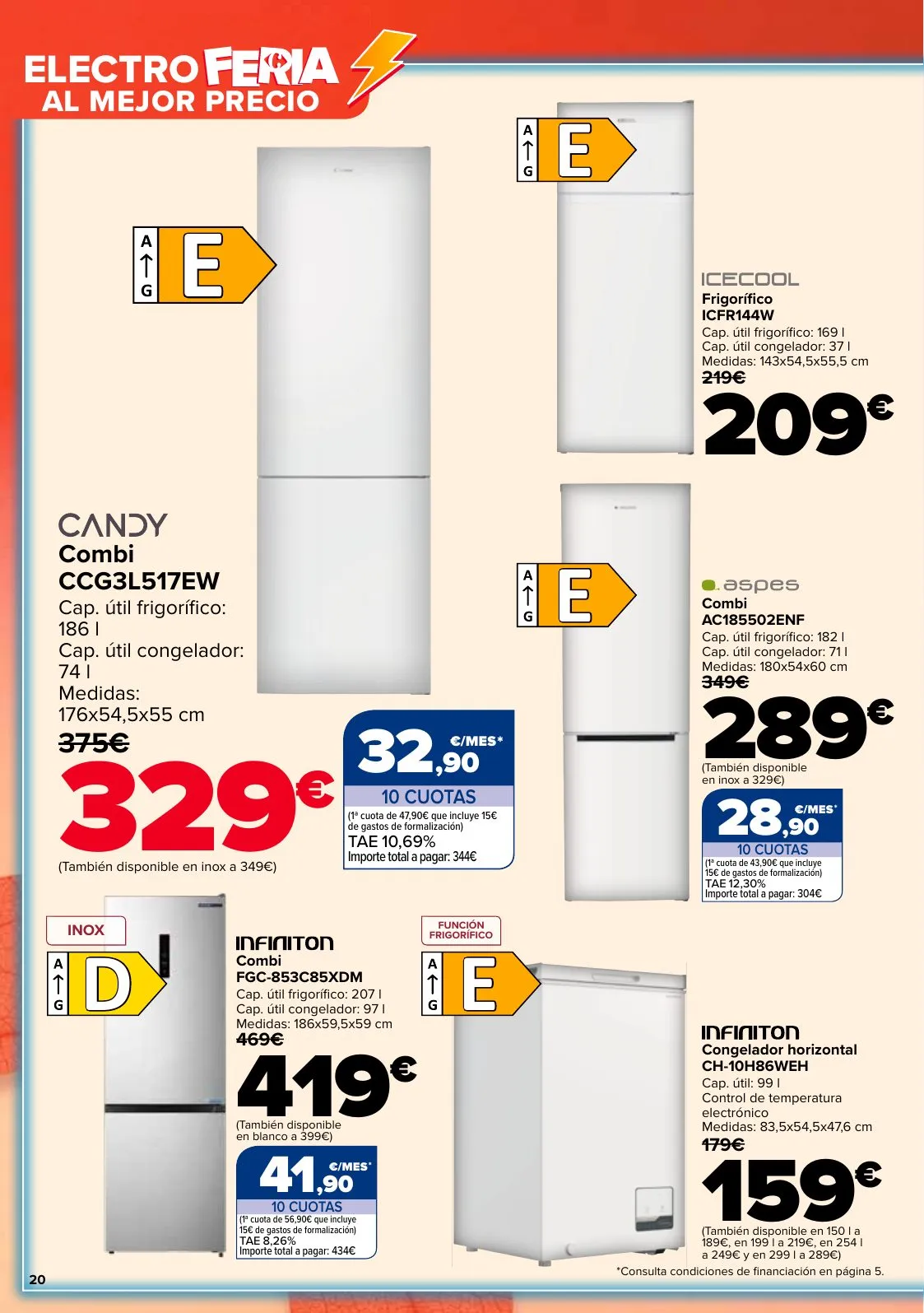 Folleto Carrefour · ELECTRO FERIA — Página 20